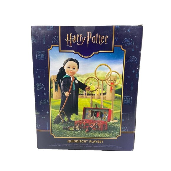 Harry Potter Quidditch Sports Accessories With Golden Snitch Set For 18" Dolls - Picture 10 of 11